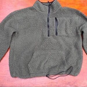 Girls Sherpa Pull Over Jacket Size 2XL